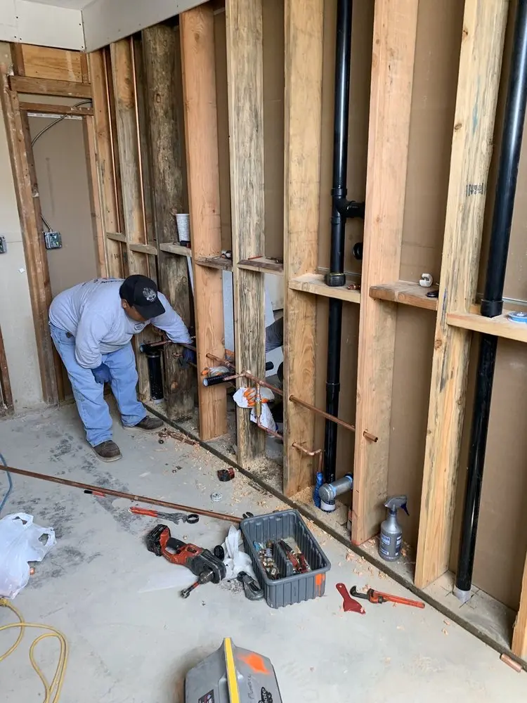 Commercial rough-in plumbing for Commercial Plumbing in Takoma Park